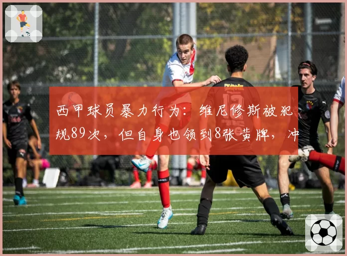 西甲球员暴力行为：维尼修斯被犯规89次，但自身也领到8张黄牌，冲突角色双重
