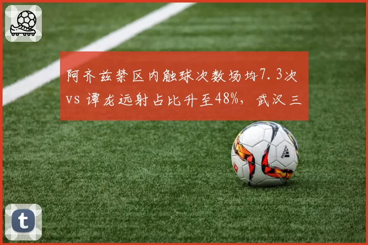 阿齐兹禁区内触球次数场均7.3次 vs 谭龙远射占比升至48%，武汉三镇锋线活动区域变化