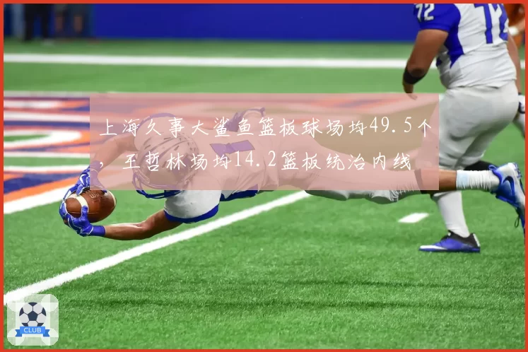 上海久事大鲨鱼篮板球场均49.5个，王哲林场均14.2篮板统治内线